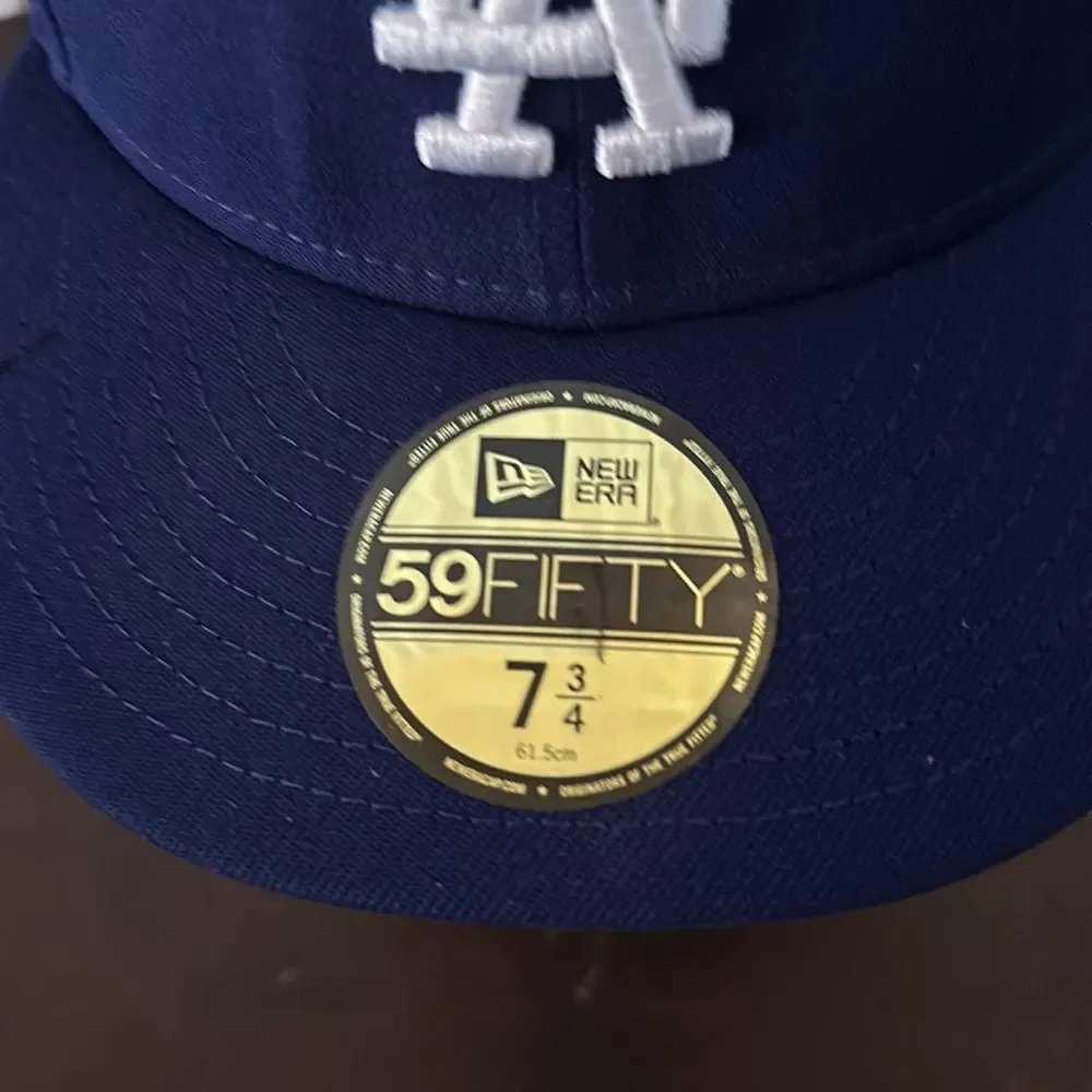 Los Angeles Dodgers World Series Fitted Hat MLB 2024 World Series Size 7 3/4